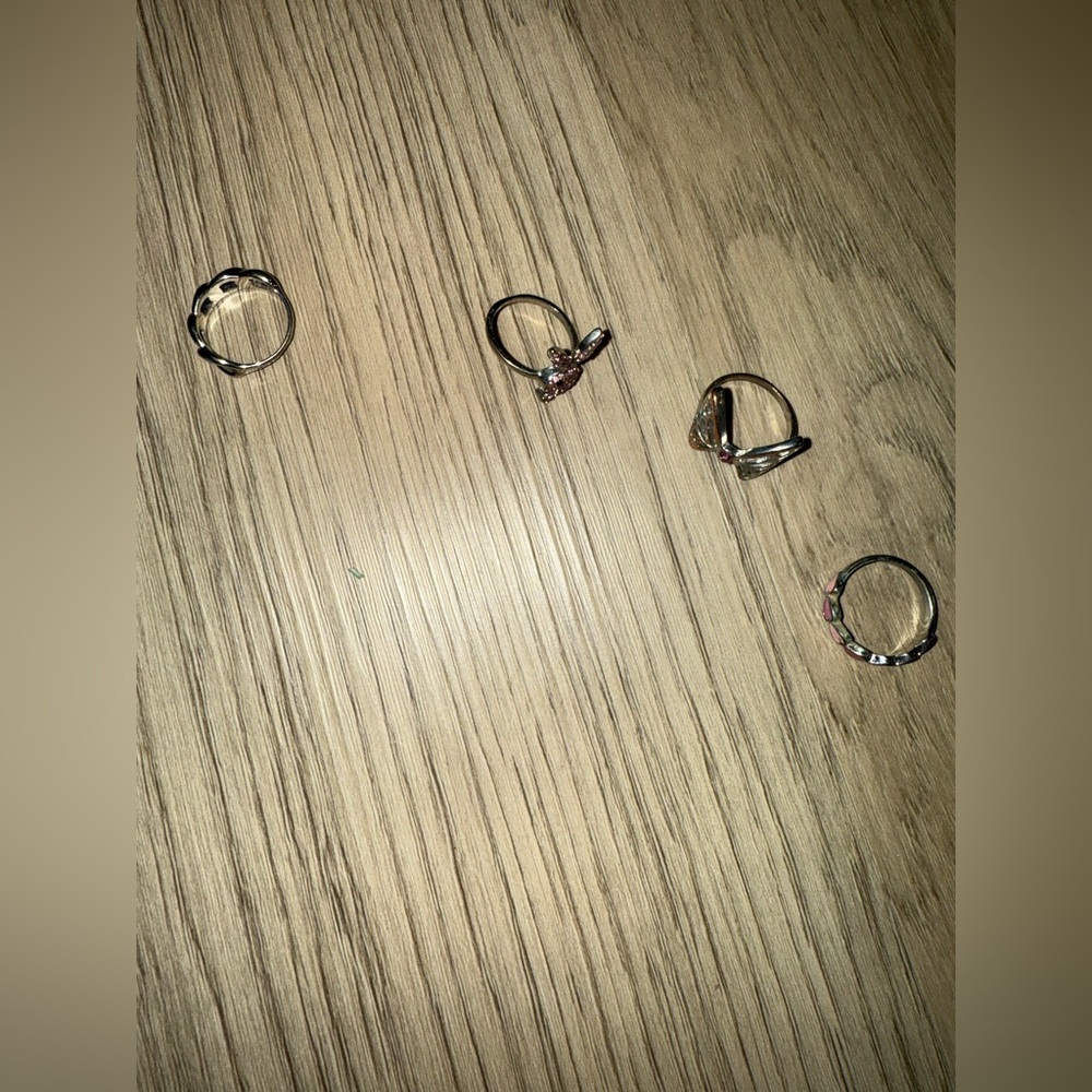 PLAYBOY Silver and Pink Women's Ring‎ Collection